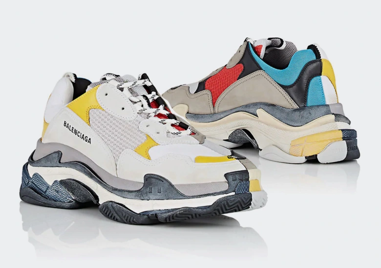 evolution of sneakers balenciaga triple s