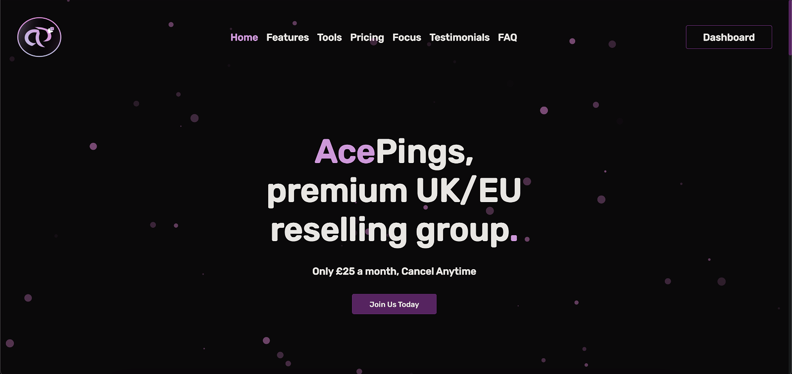 Ace Pings cook group presentation banner