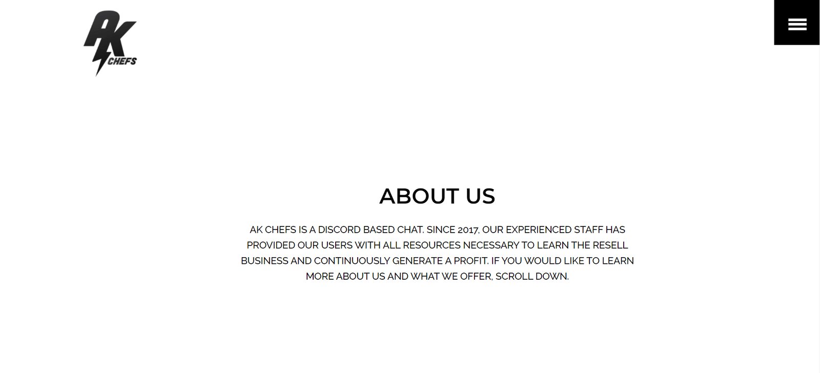 AK Chefs cook group presentation banner