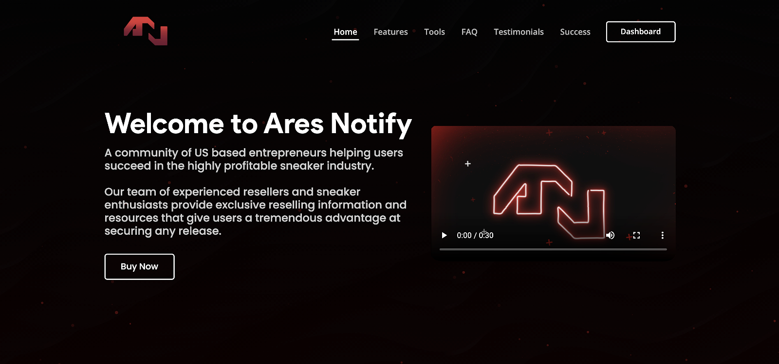 Ares Notify cook group presentation banner