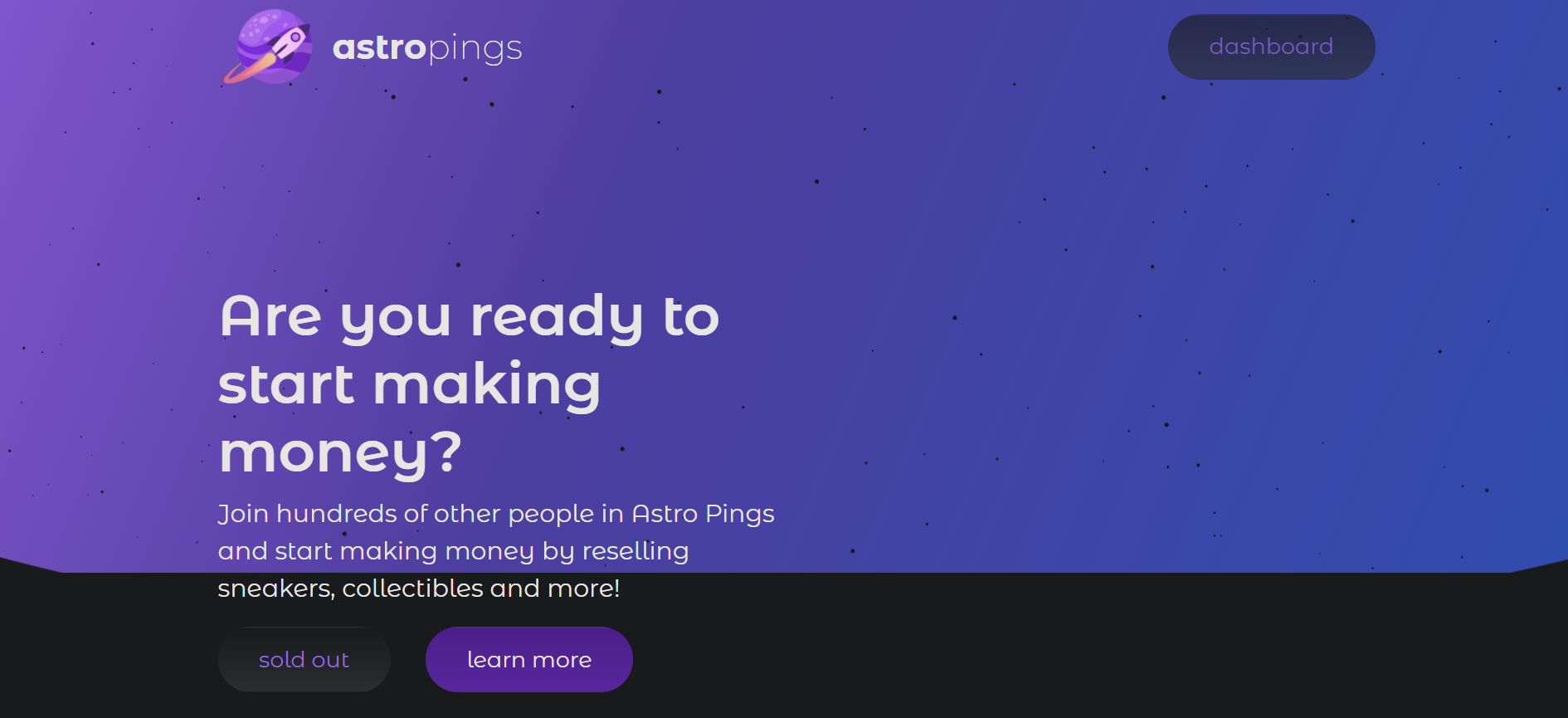 Astro Pings cook group presentation banner