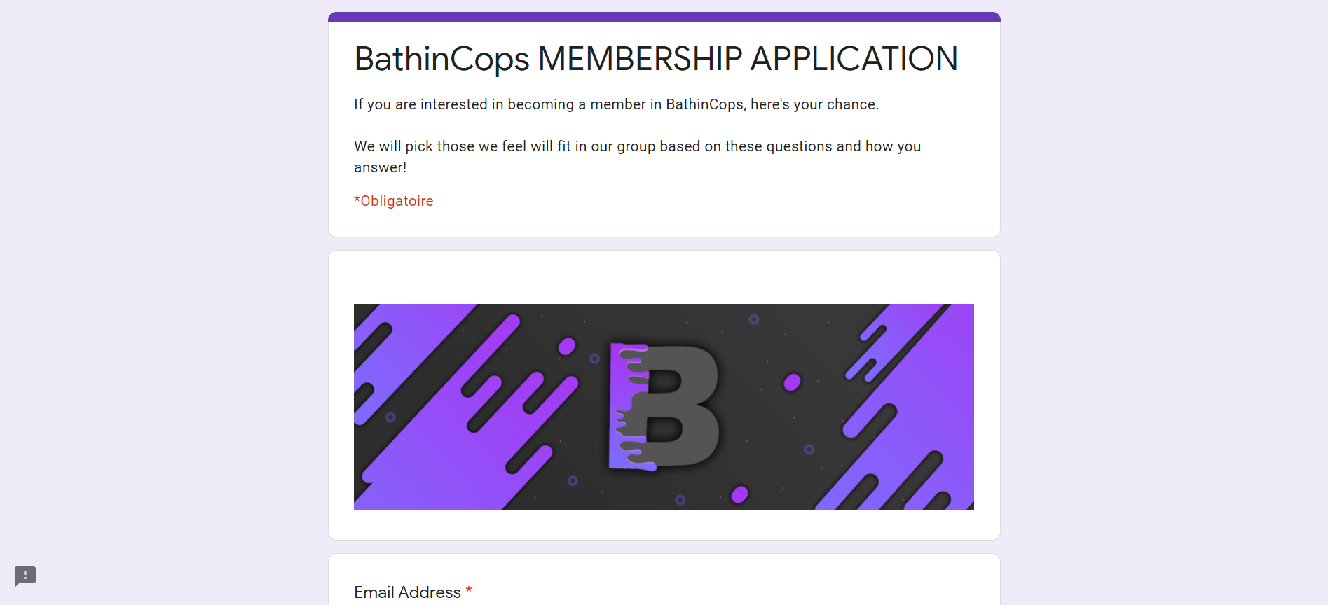 BathinCops cook group presentation banner