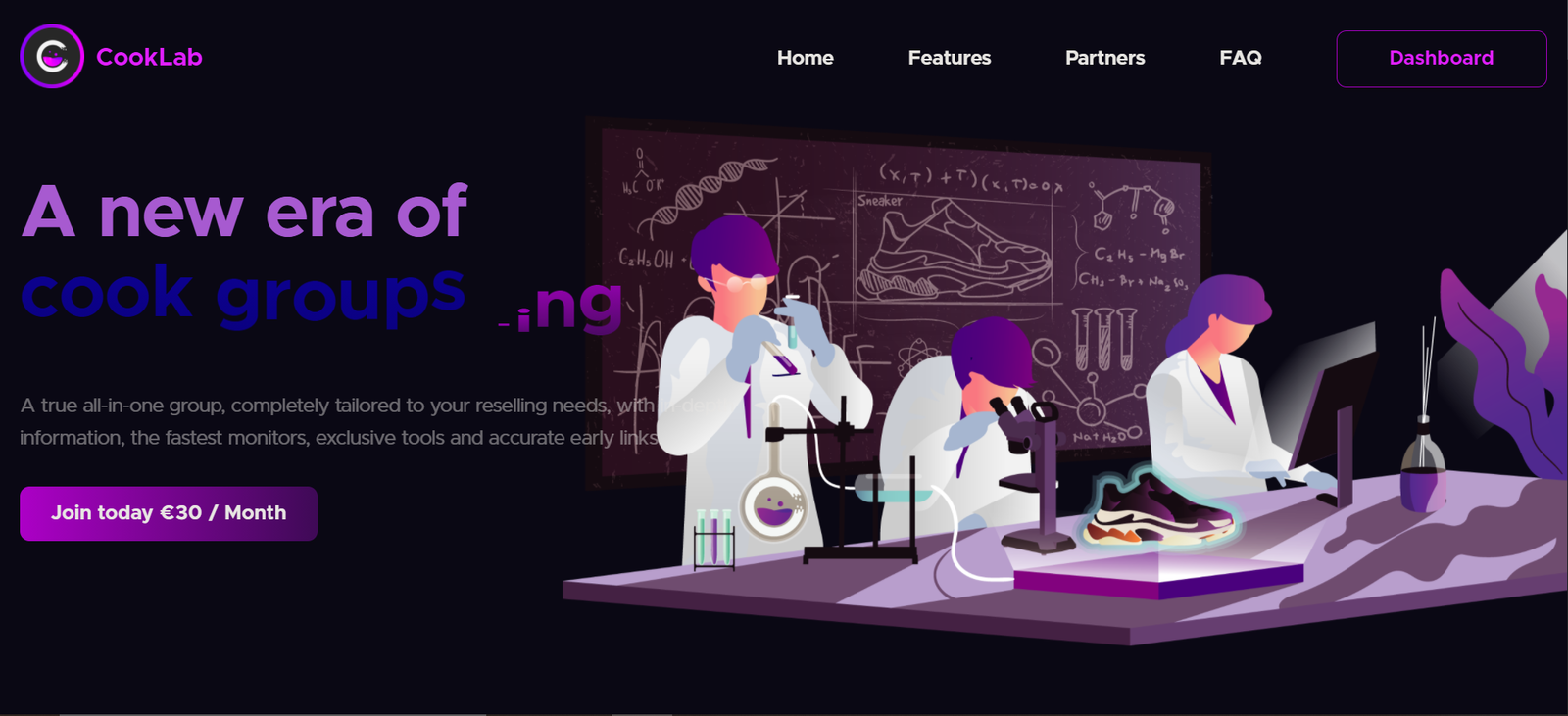 CookLab cook group presentation banner