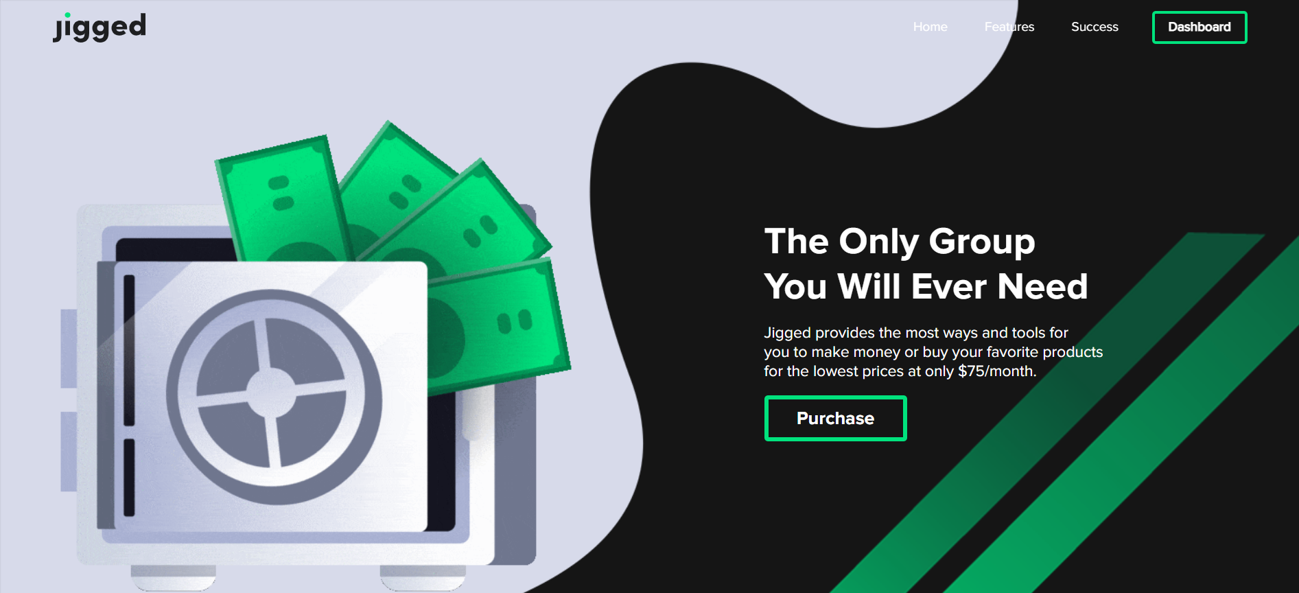 Jigged cook group presentation banner