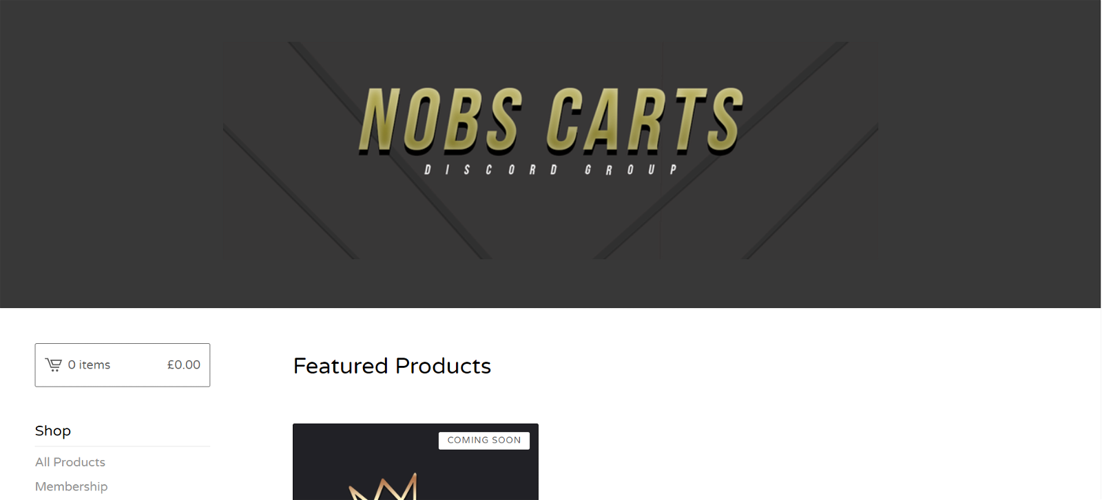 NOBS Carts cook group presentation banner