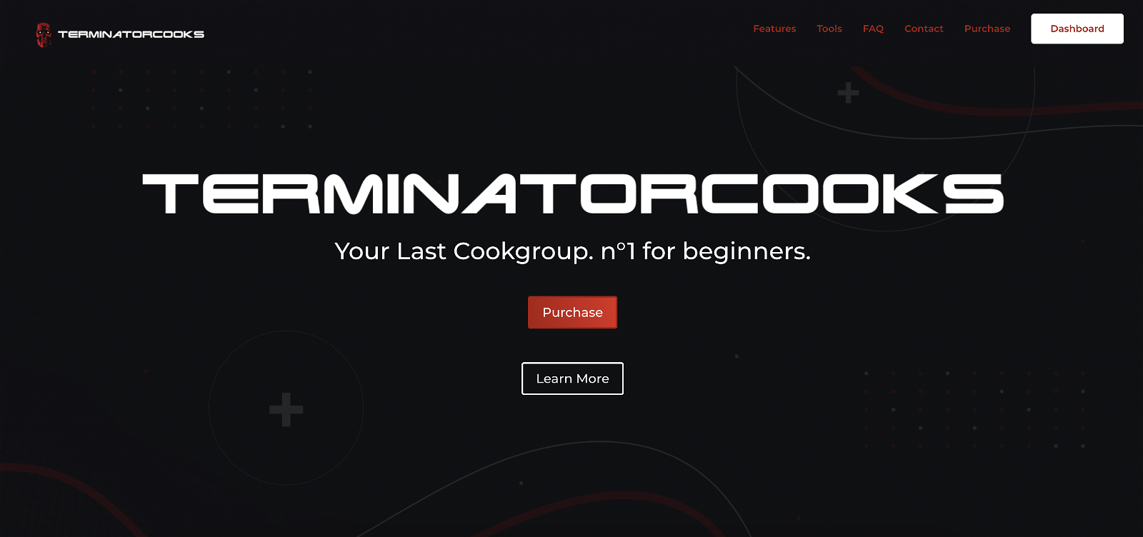 Terminator Cooks cook group presentation banner