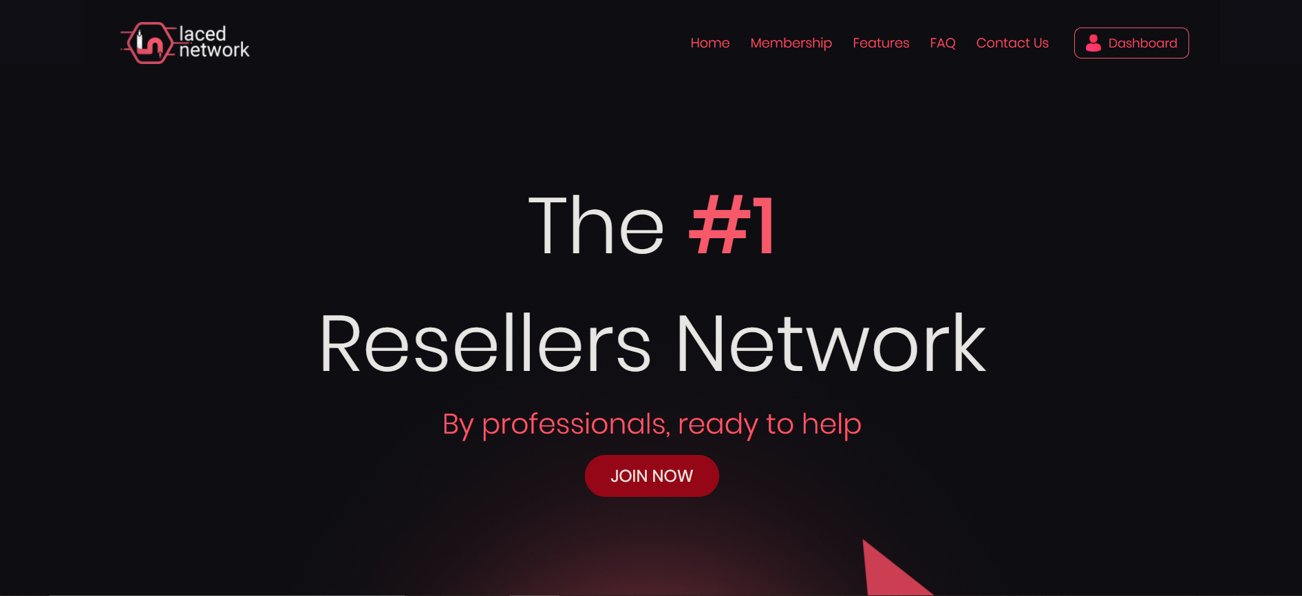 The Laced Network cook group presentation banner