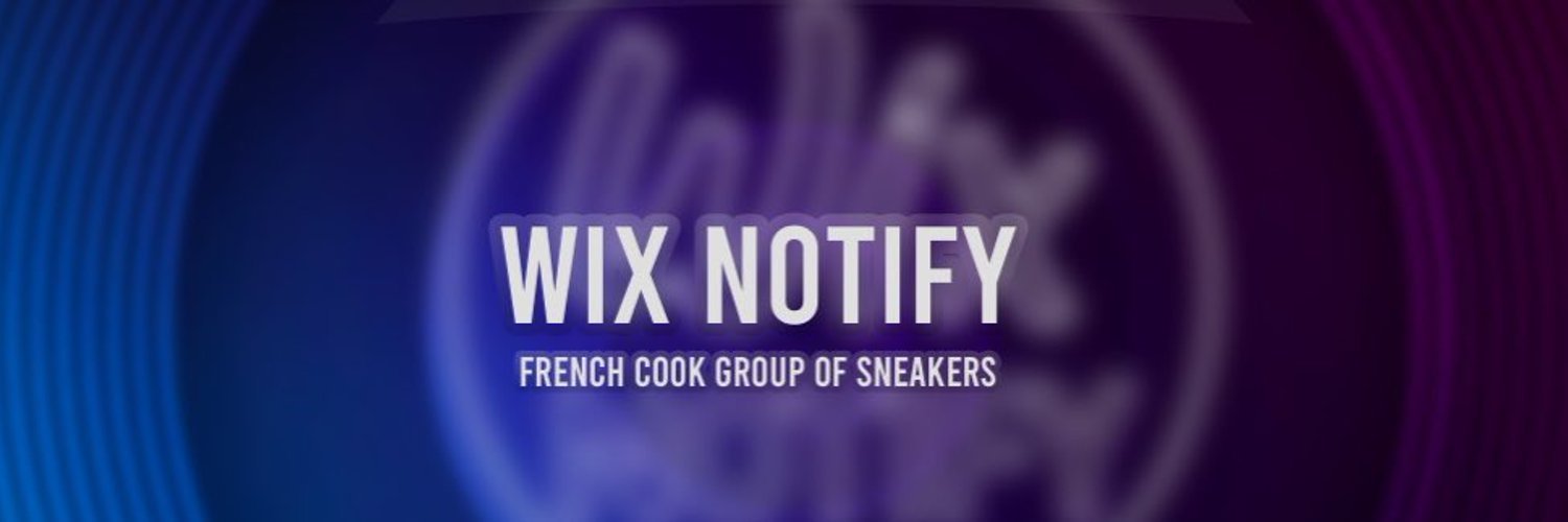 Wix Notify cook group presentation banner