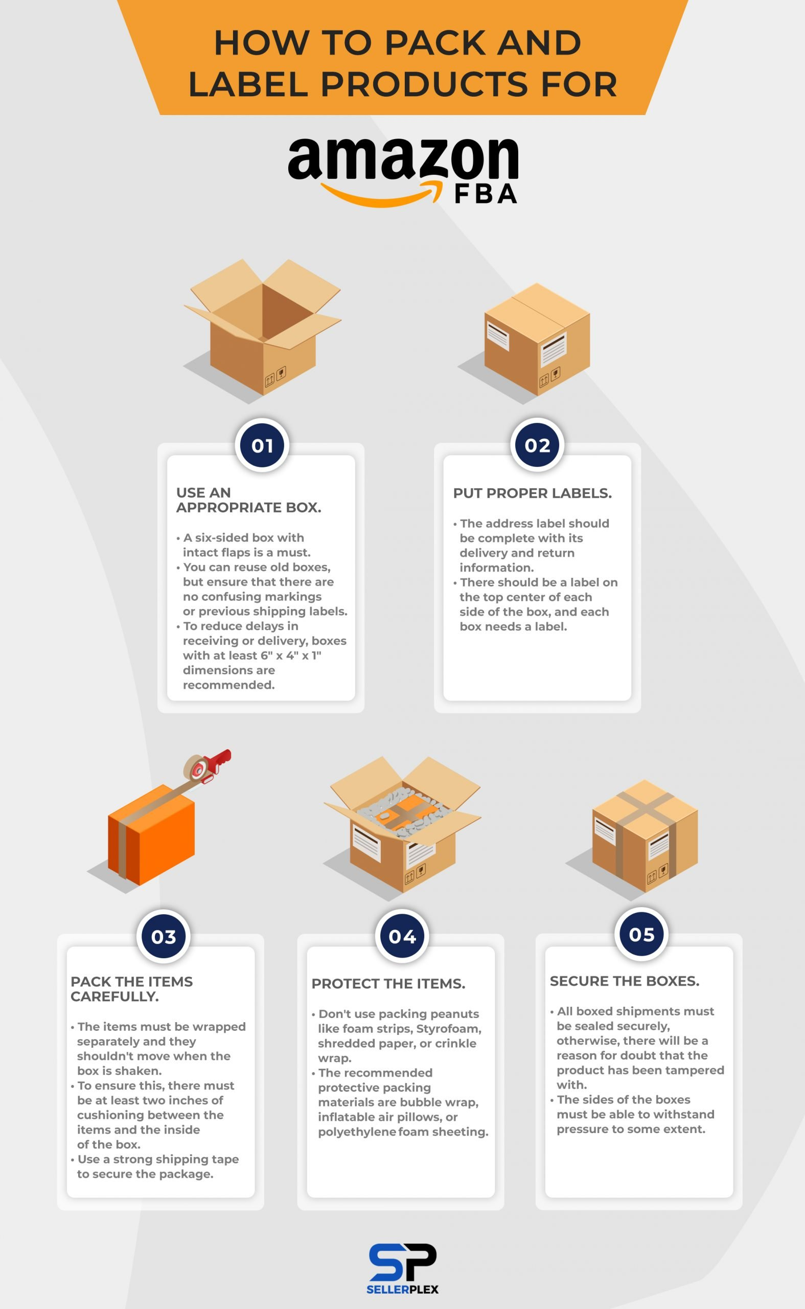 How to pack pack product for amazon fba