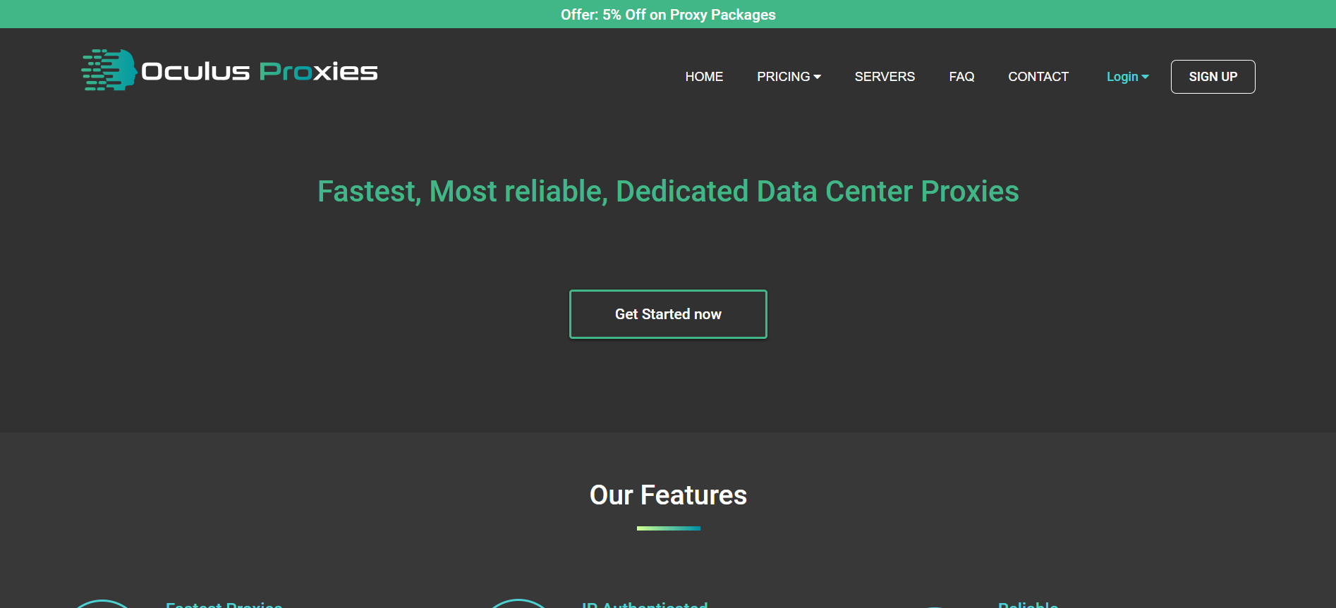 Oculus Proxies sneaker proxy residential proxies datacenter