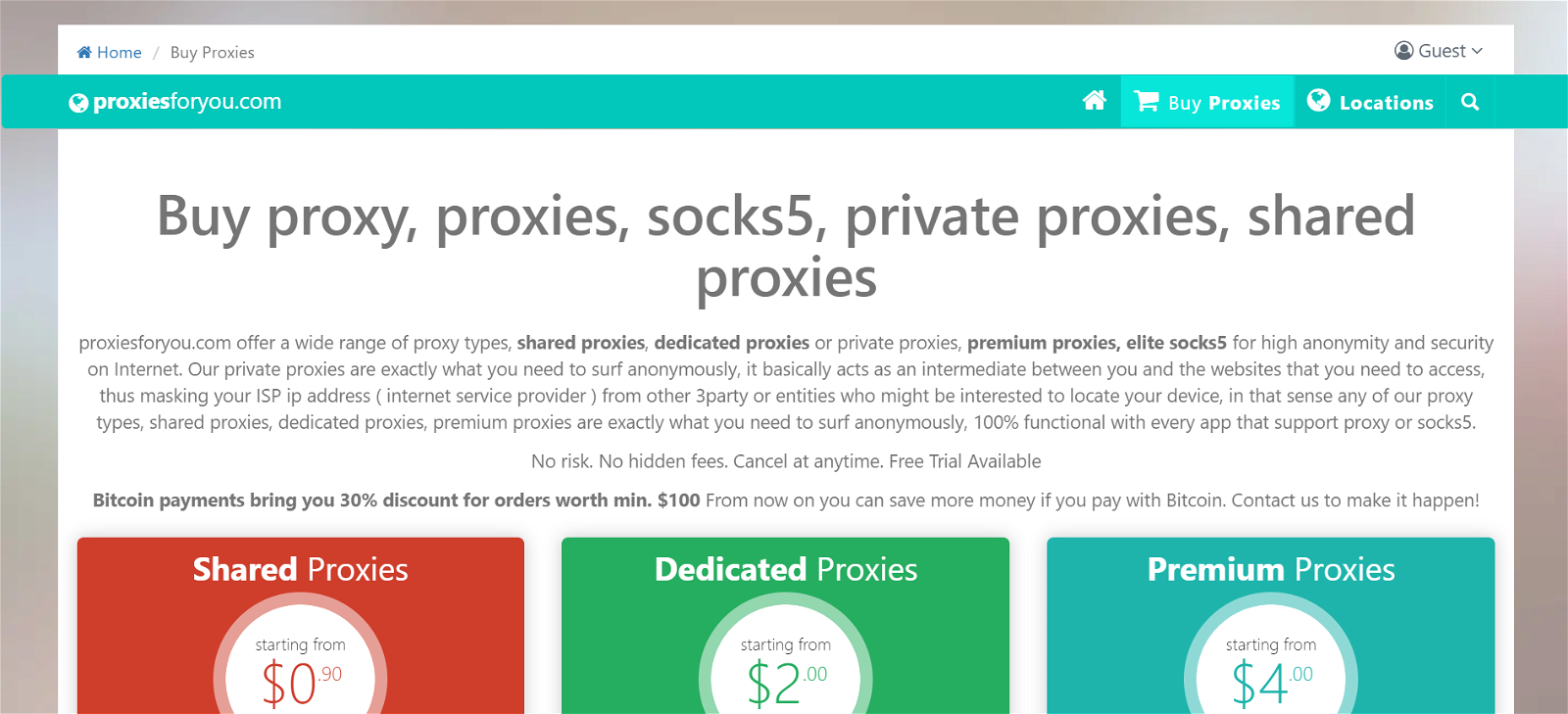 ProxiesForYou sneaker proxy residential proxies datacenter