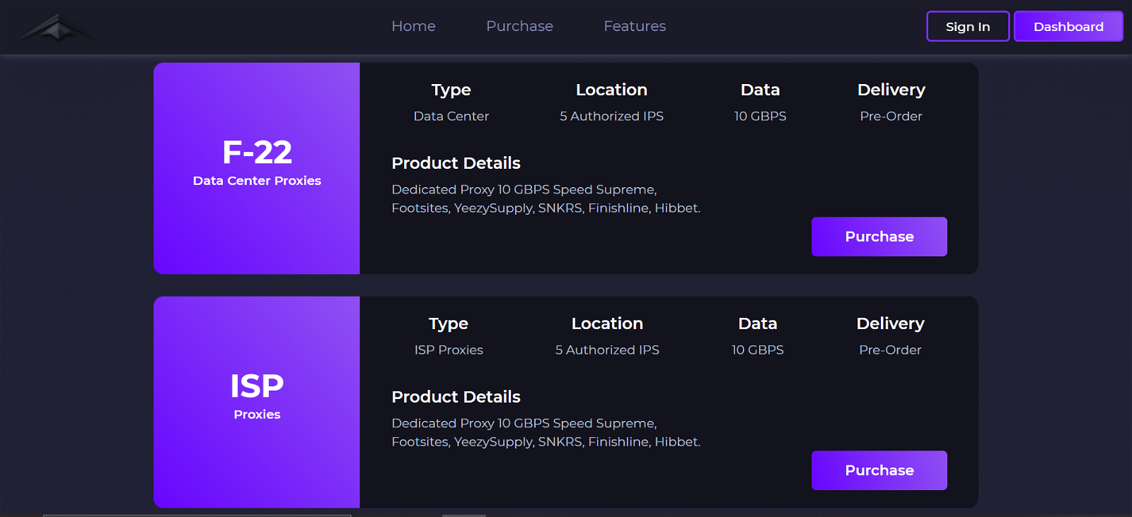 Stealth Proxies sneaker proxy residential proxies datacenter