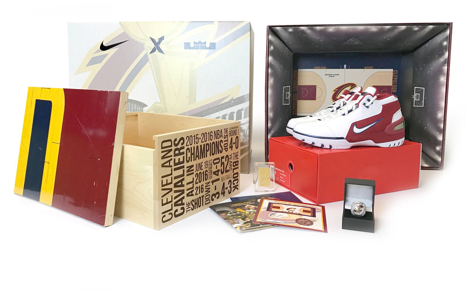 sneakers Nike Cavs Court SPO - LeBron 1 Air Zoom Generation Retro First Game (2017)