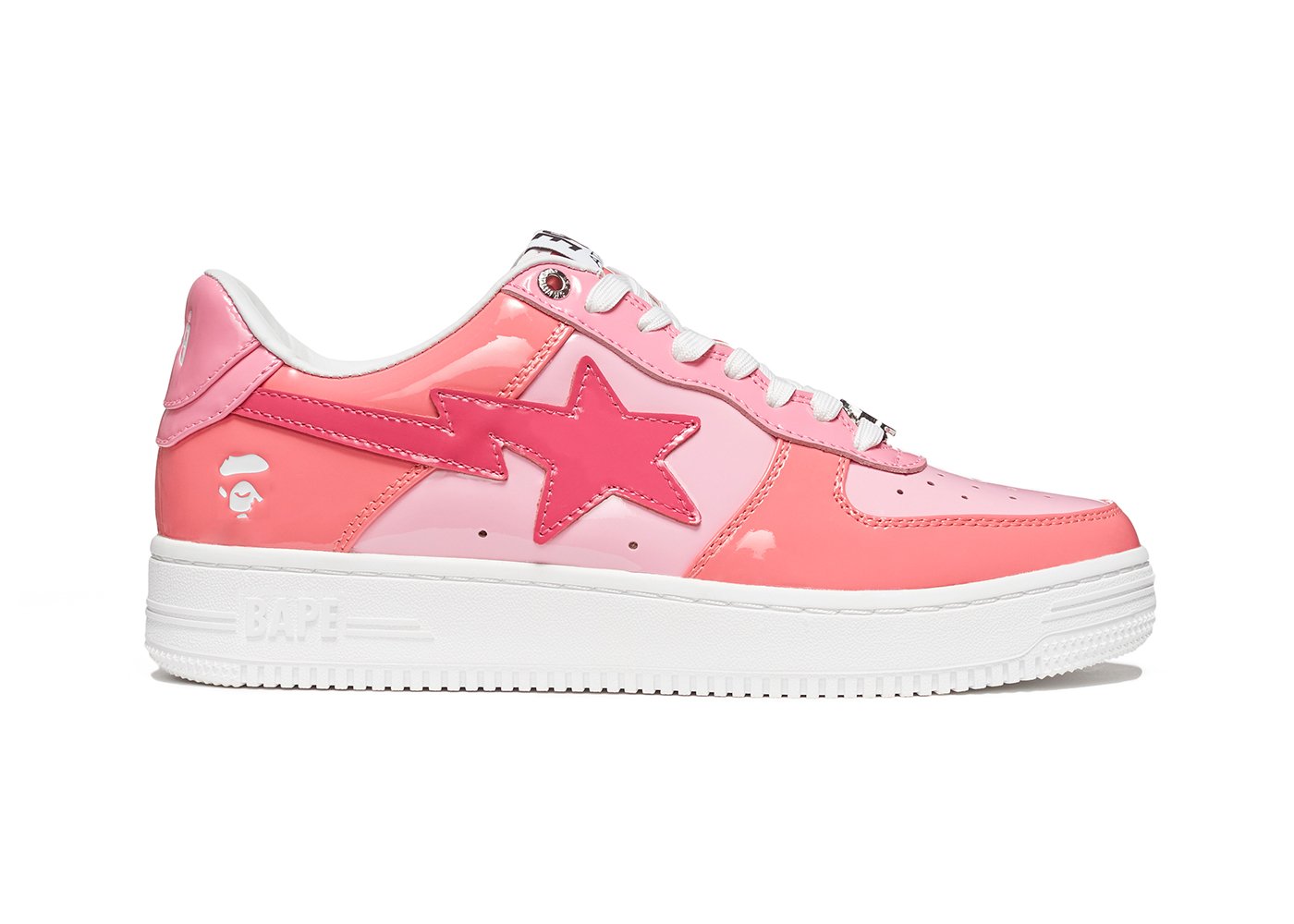 A Bathing Ape Bape Sta Low Color Camo Combo Pink sneakers