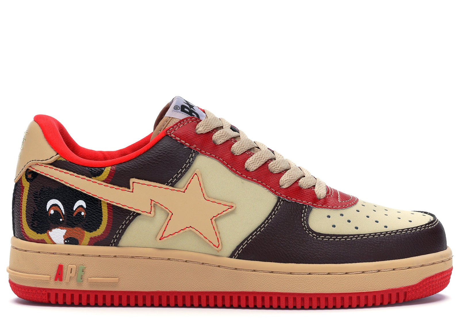 A Bathing Ape Bape Sta Low Kanye West College Dropout sneakers