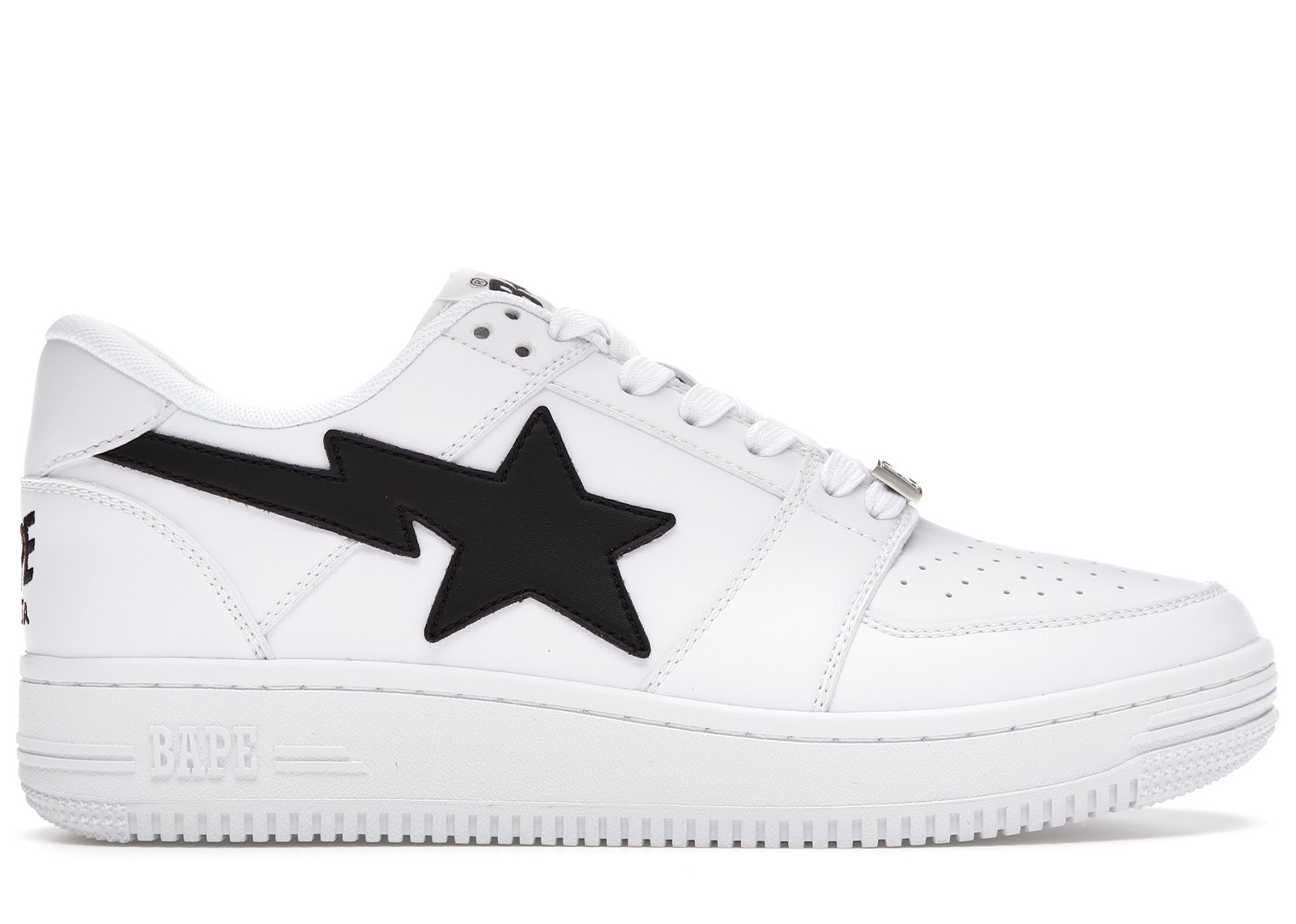 sneakers A Bathing Ape Bape Sta Low M1 White Black