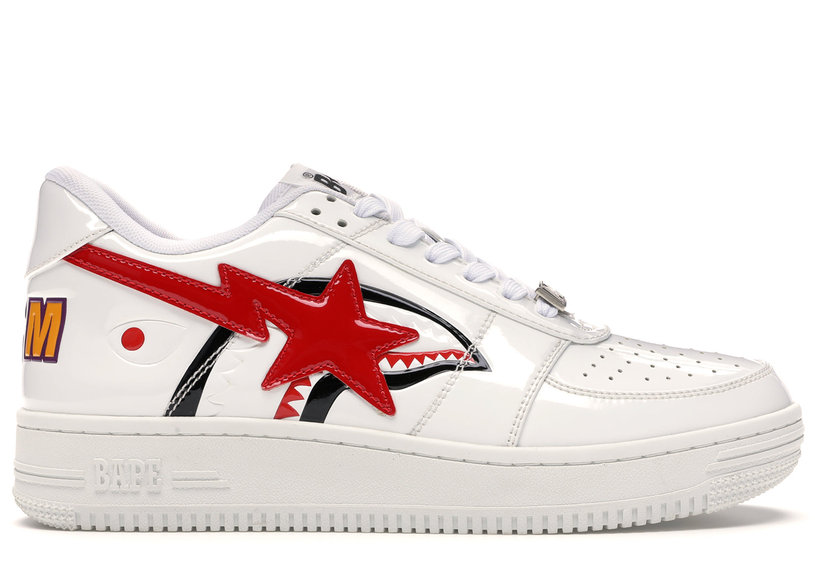 sneakers A Bathing Ape Bape Sta Low Shark White