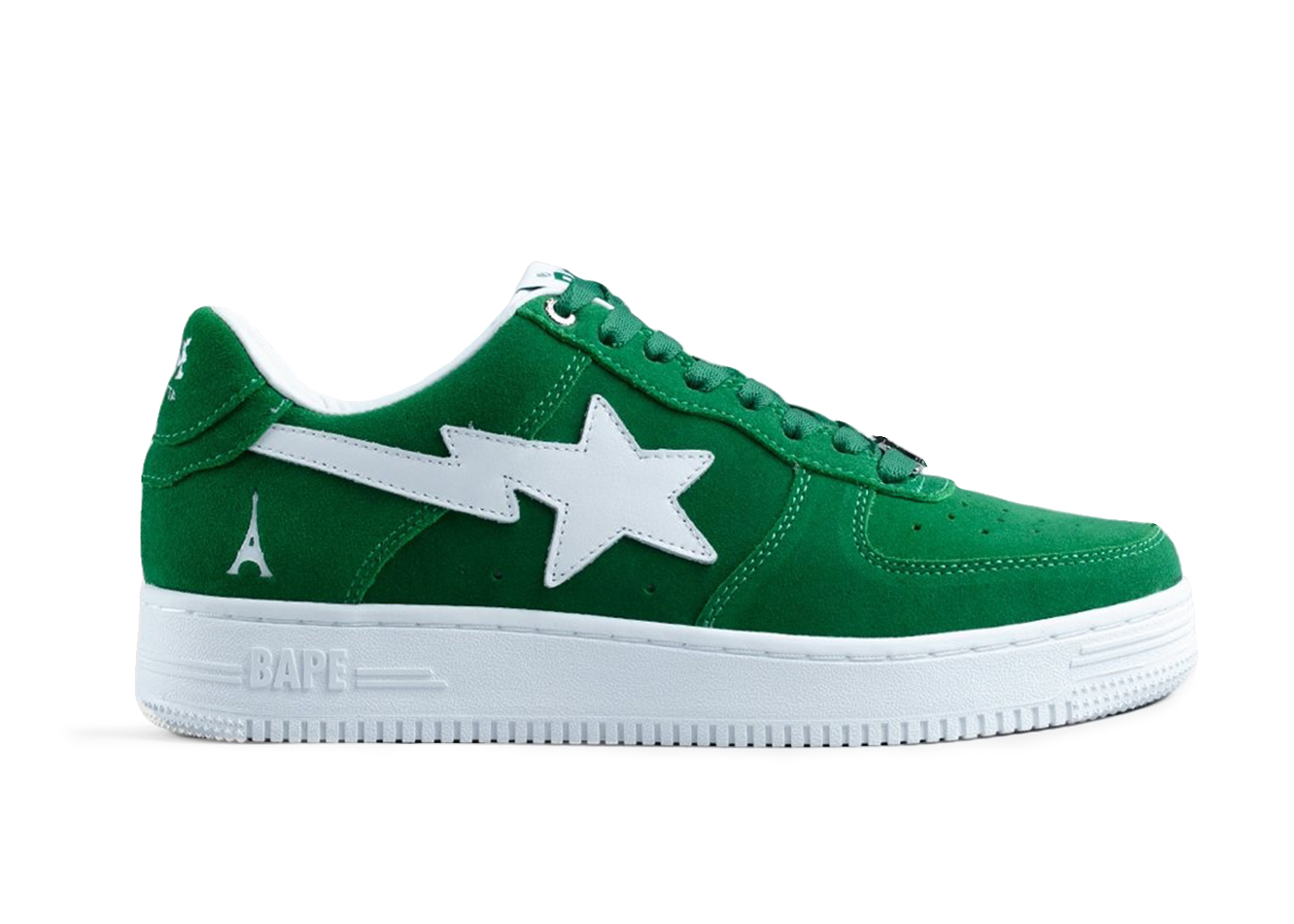 sneakers A Bathing Ape Bapesta x Highsnobiety Not In Paris Green