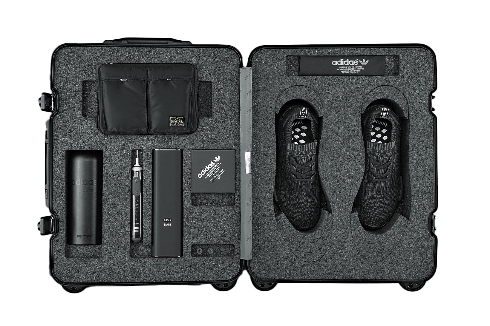 sneakers adidas NMD R1 Friends and Family Pitch Black (Rimowa Set W/ Accessories)
