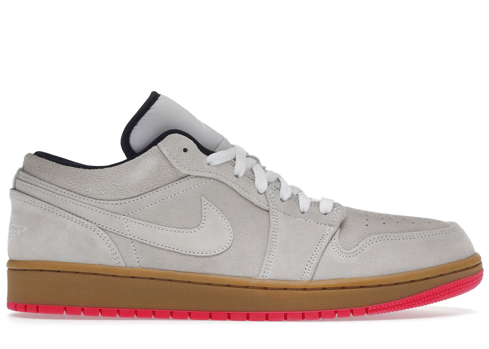Jordan 1 Low White Gum Hyper Pink sneakers