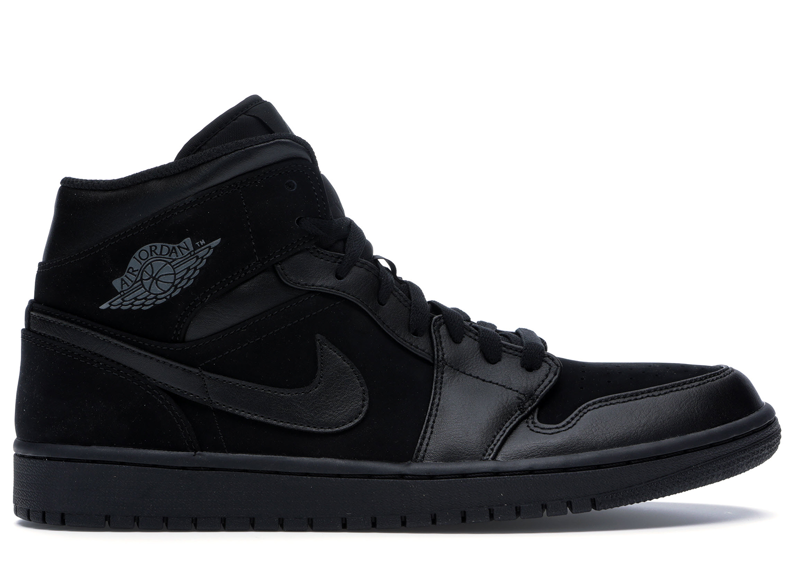 sneakers Jordan 1 Mid Triple Black (2018)