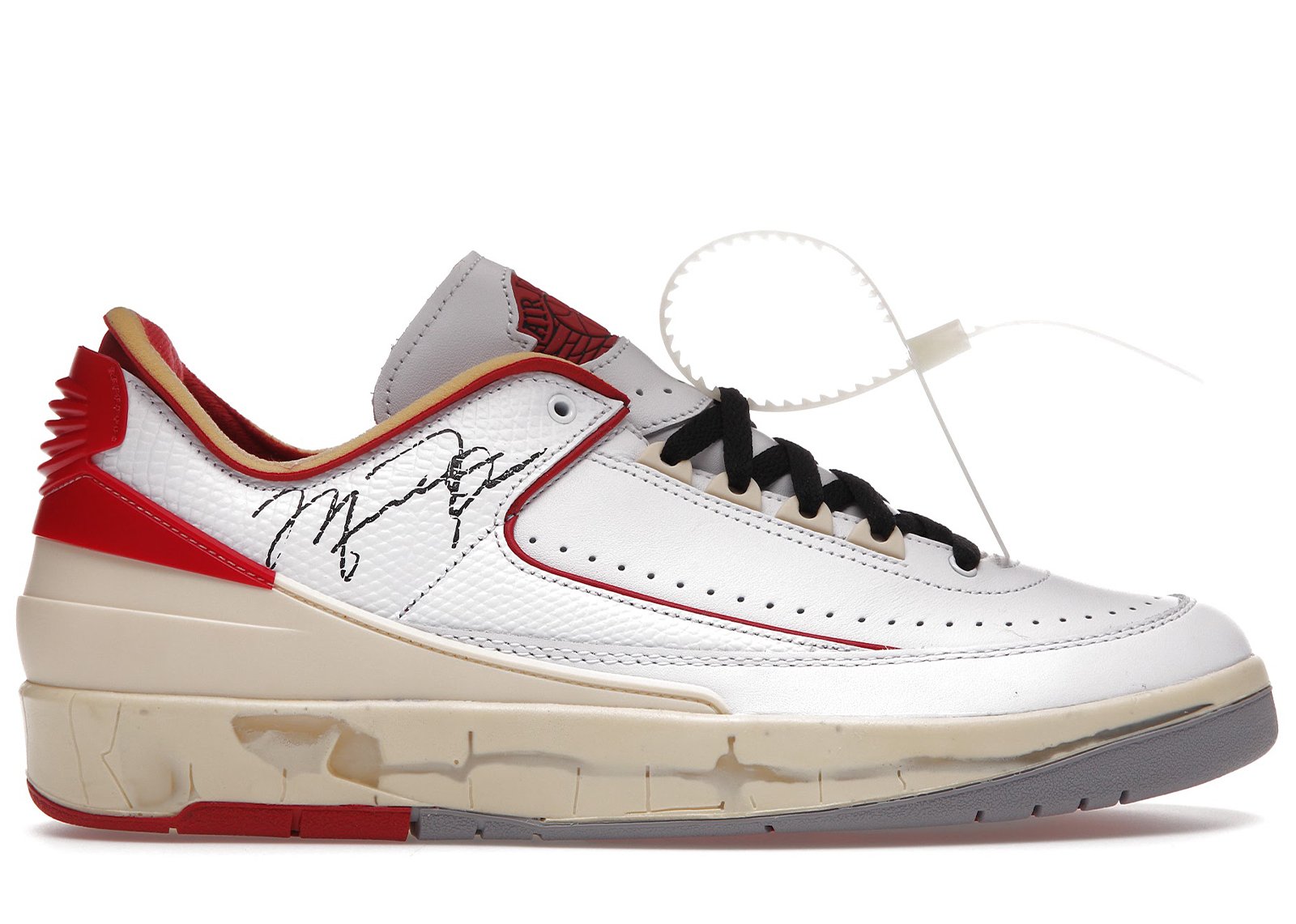 sneakers Jordan 2 Retro Low SP Off-White White Red