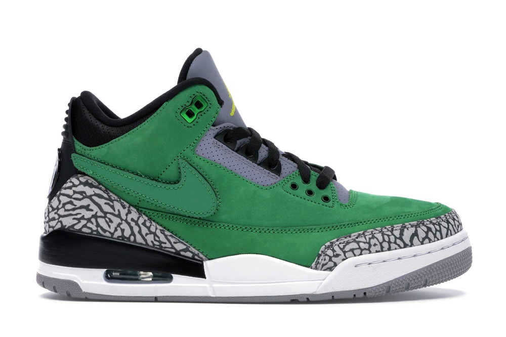 sneakers Jordan 3 Retro Tinker Oregon Ducks PE
