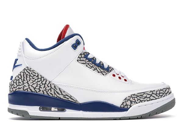 sneakers Jordan 3 Retro True Blue (2016)