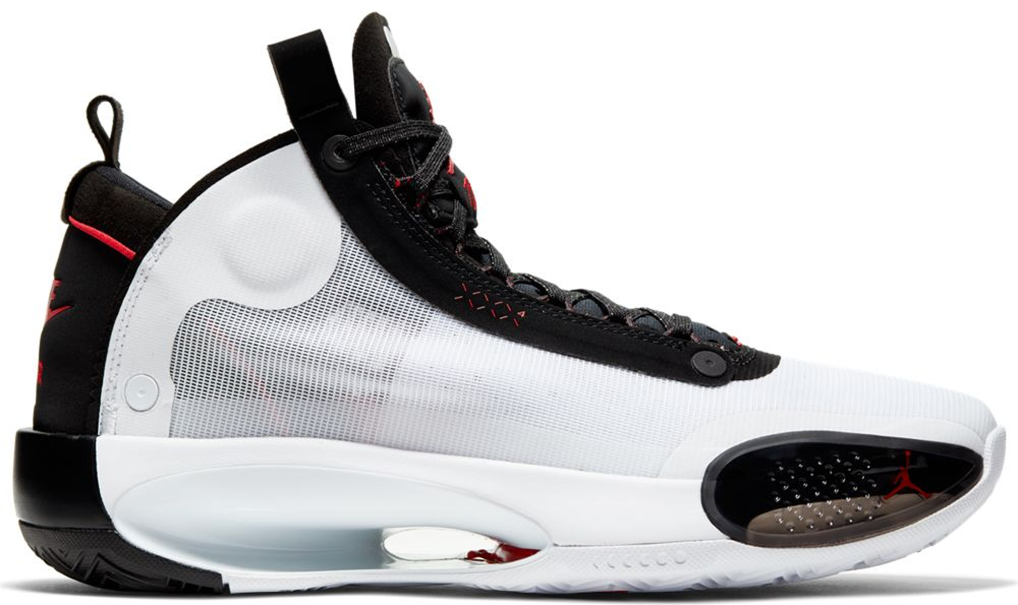 sneakers Jordan 34 White Black Red