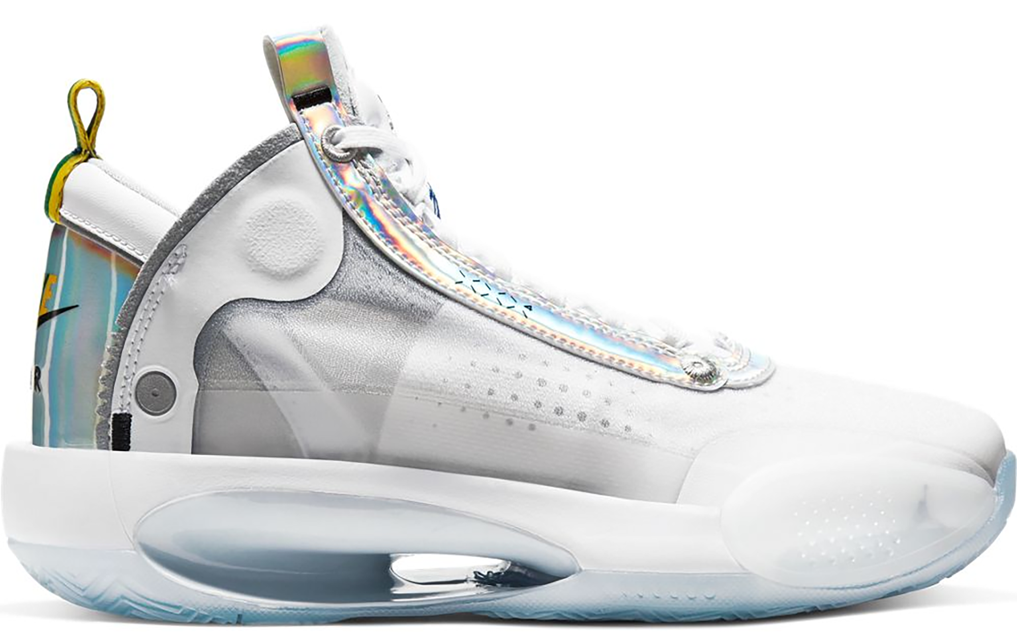 Jordan 34 White Metallic Silver (GS) - TimeToCop