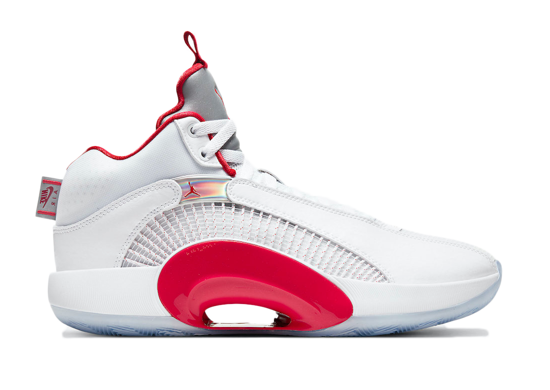 sneakers Jordan XXXV Fire Red (Icy Sole)