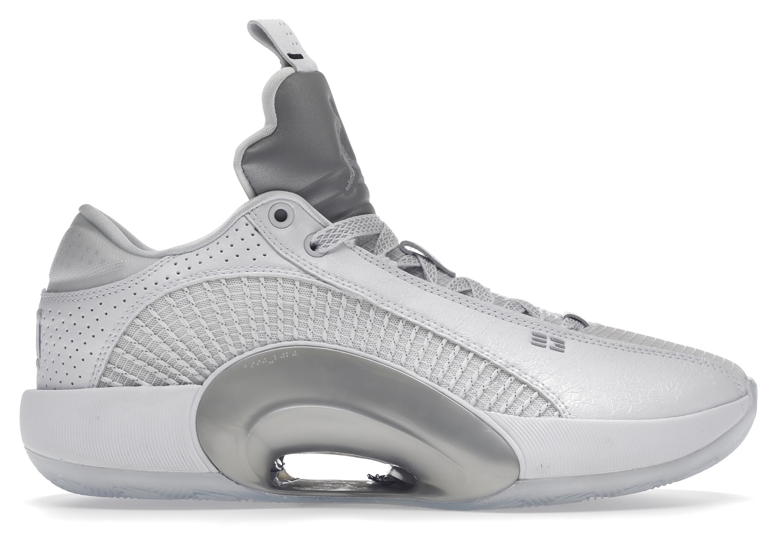 sneakers Jordan XXXV Low Metallic Silver (Clear Sole)