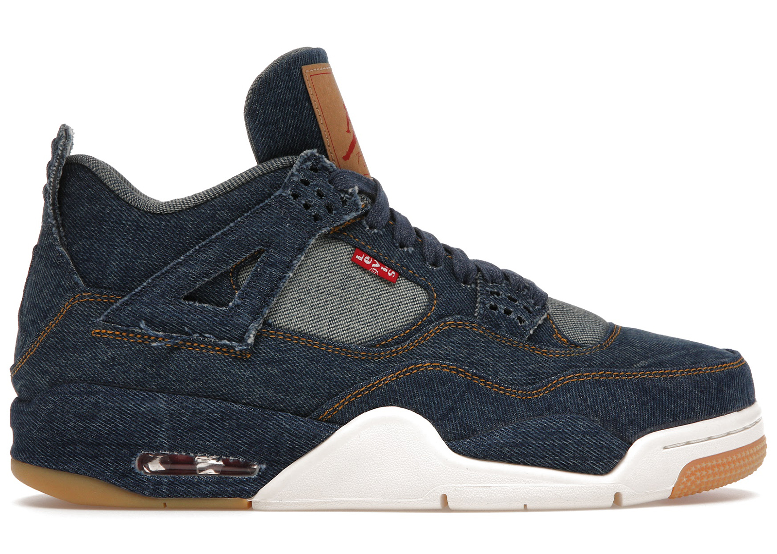 sneakers Jordan 4 Retro Levi's Denim (Tag with Levi's Logo)