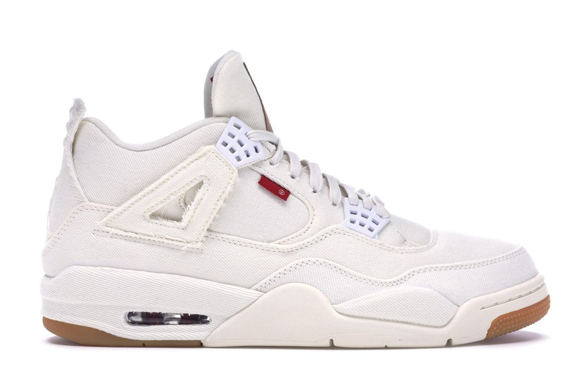 sneakers Jordan 4 Retro Levi's White (Blank Tag)