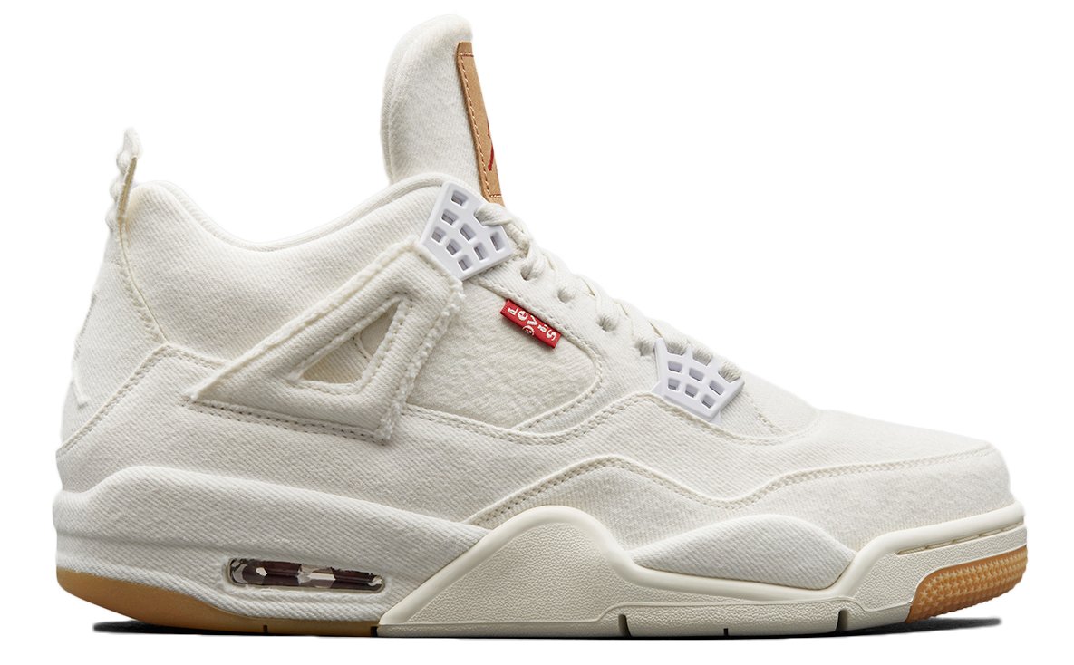 Jordan 4 Retro Levi's White (Levi's Tag) sneakers