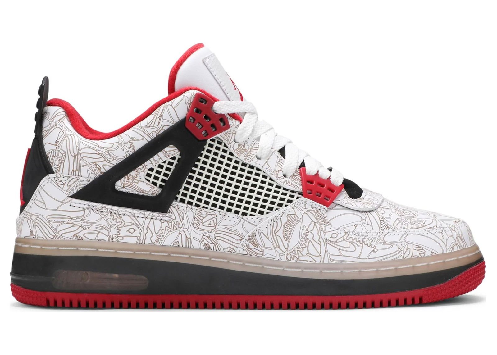 Jordan Fusion 4 White Laser sneakers