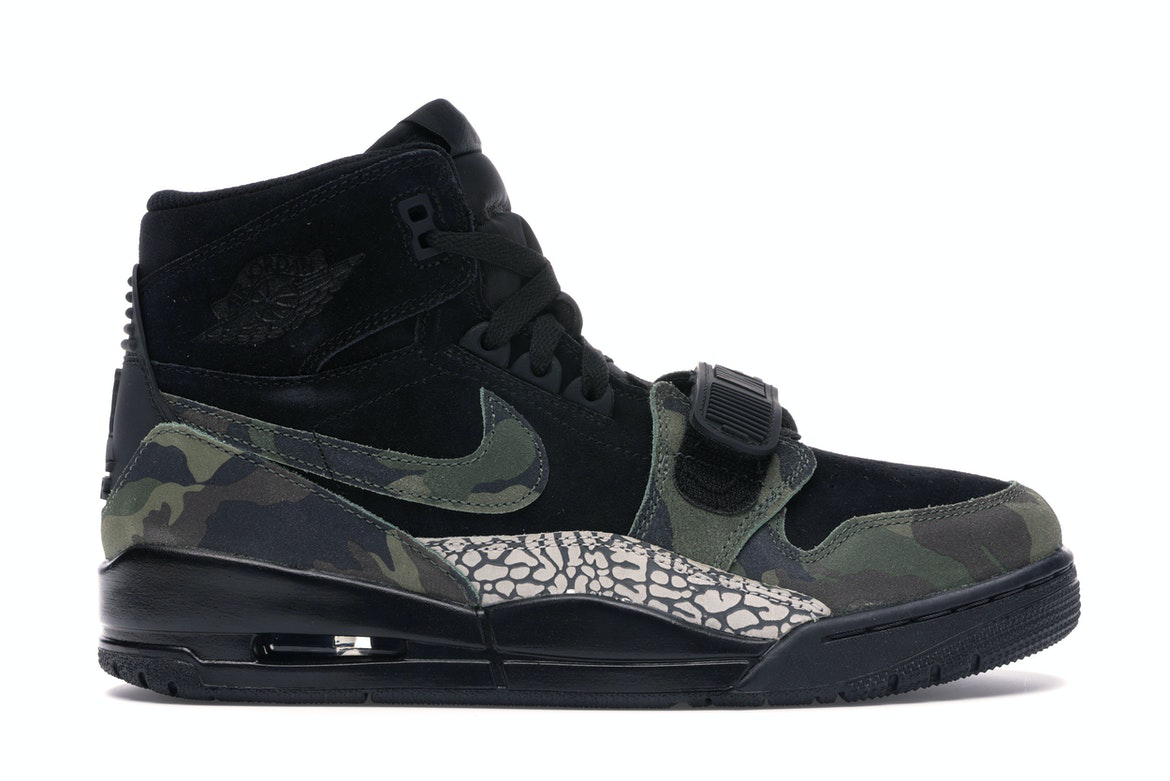 sneakers Jordan Legacy 312 Black Camo Green