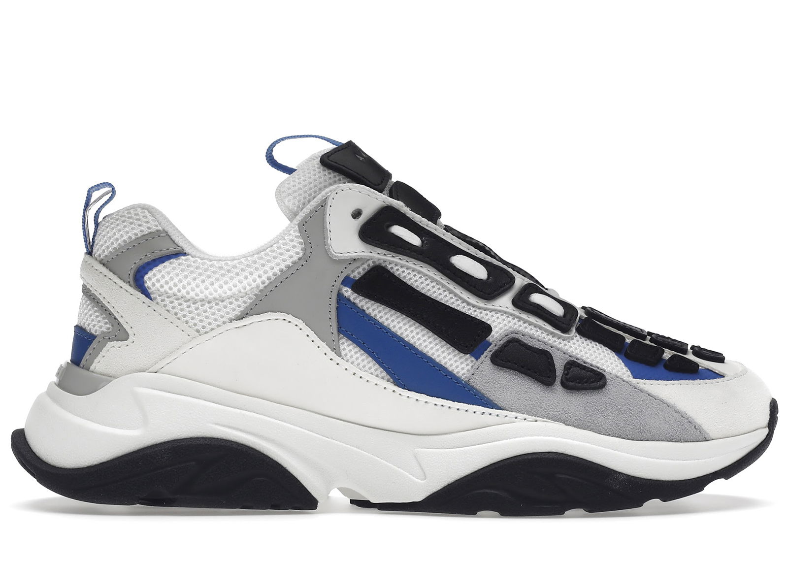sneakers AMIRI Bone Runner White Black Grey Blue
