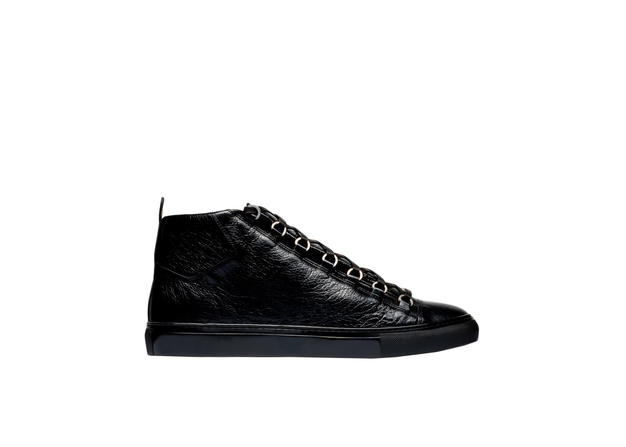 sneakers Balenciaga Arena High Black Leather