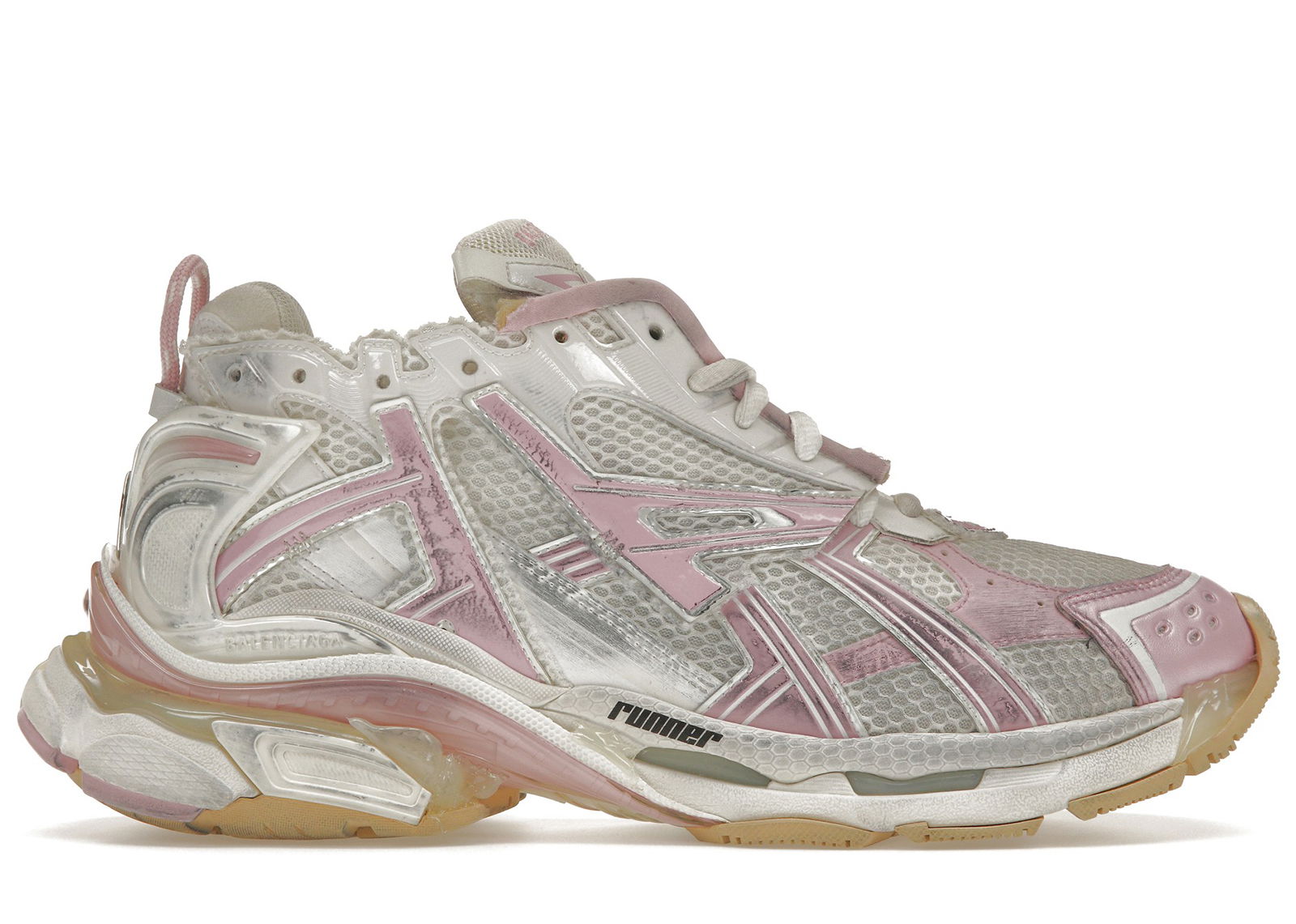 sneakers Balenciaga Runner Pink White