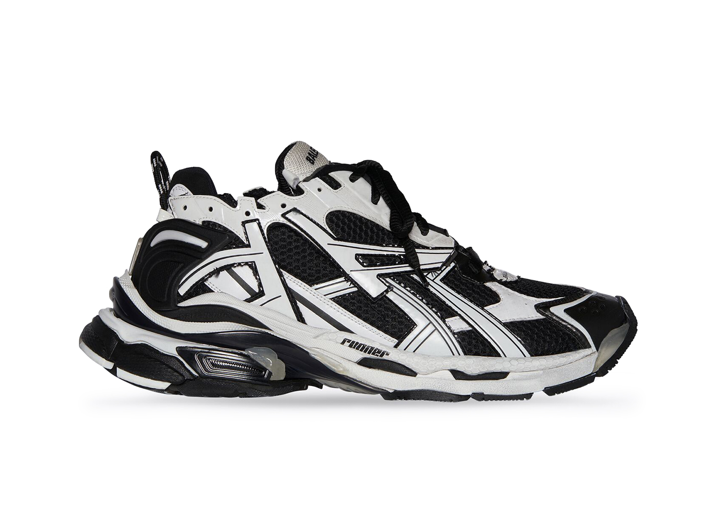 sneakers Balenciaga Runner White Black White