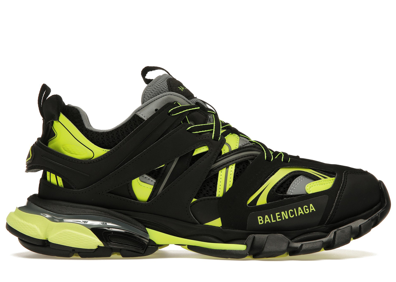 sneakers Balenciaga Track Black Neon Yellow