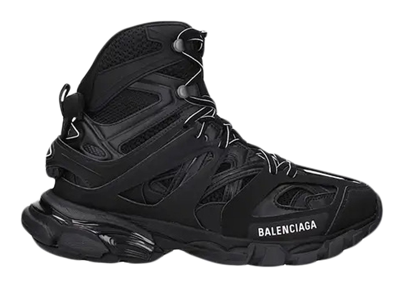 Balenciaga Track Hike Black Black White sneakers