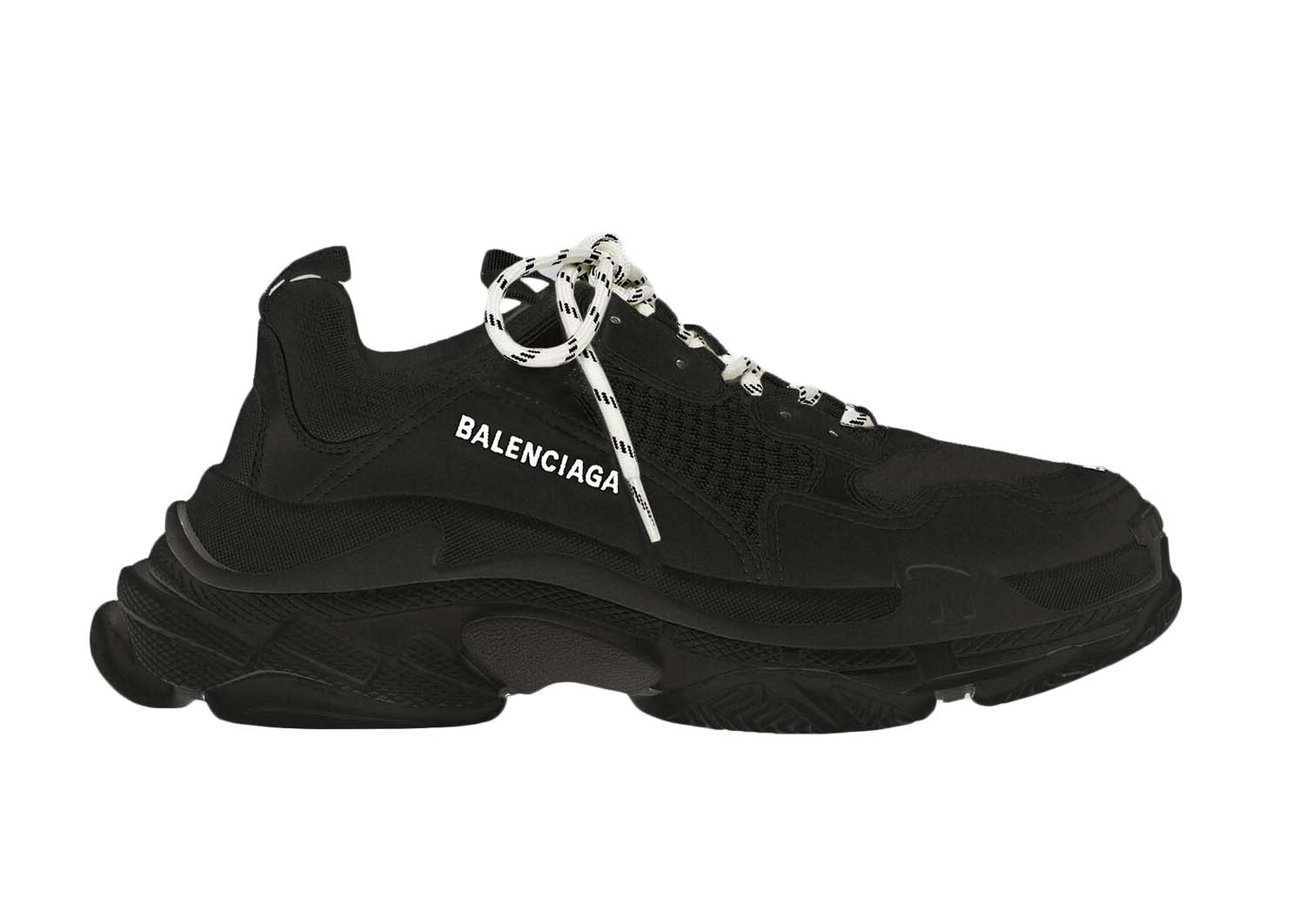 sneakers Balenciaga Triple S Black White Lace (W)