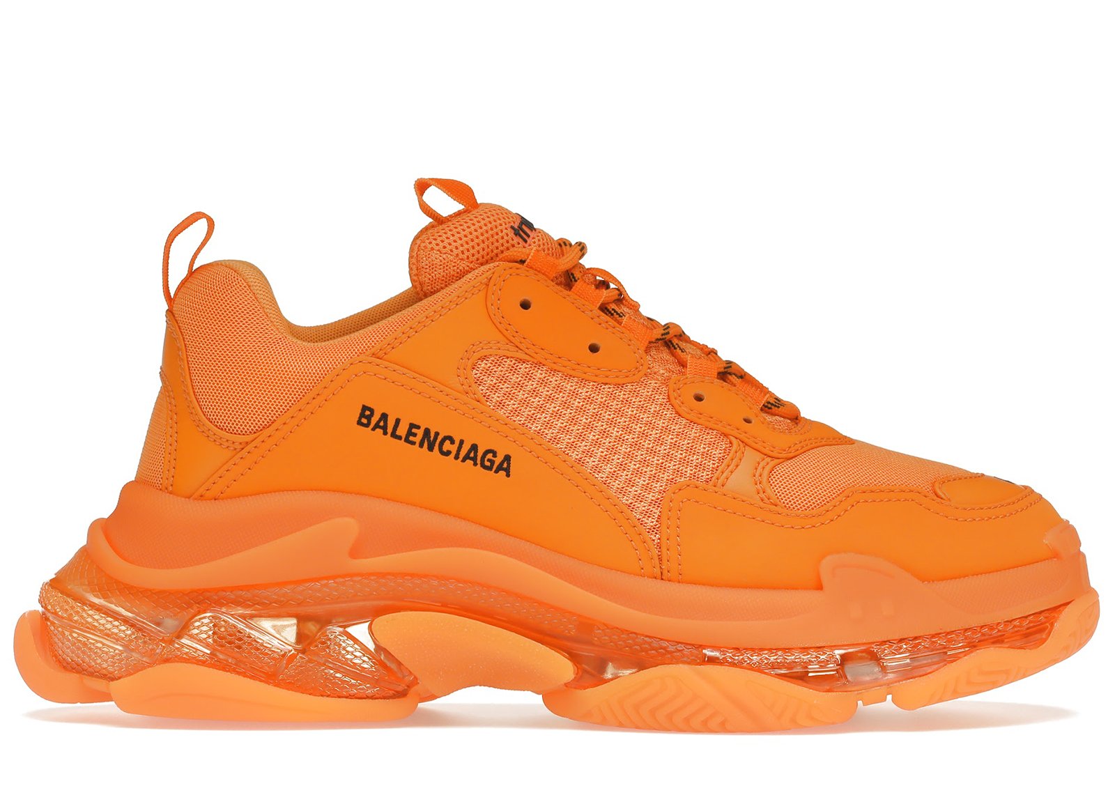 Balenciaga Triple S Clear Sole Orange sneakers
