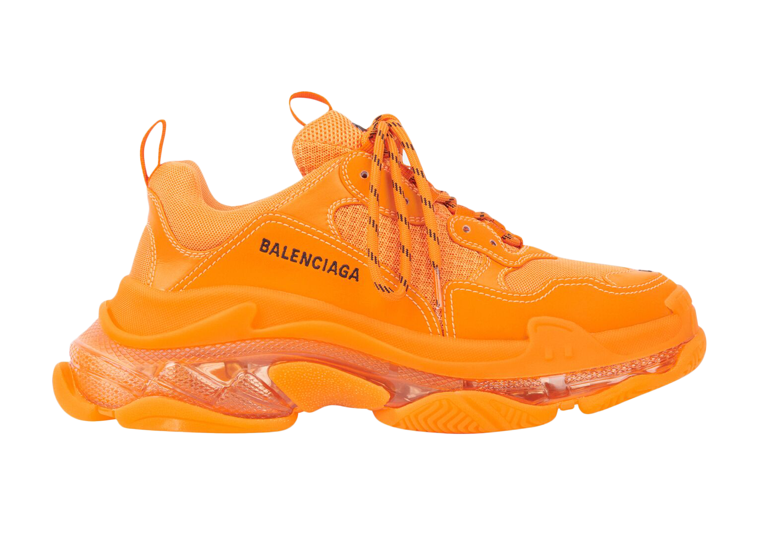 Balenciaga Triple S Clear Sole Orange sneakers