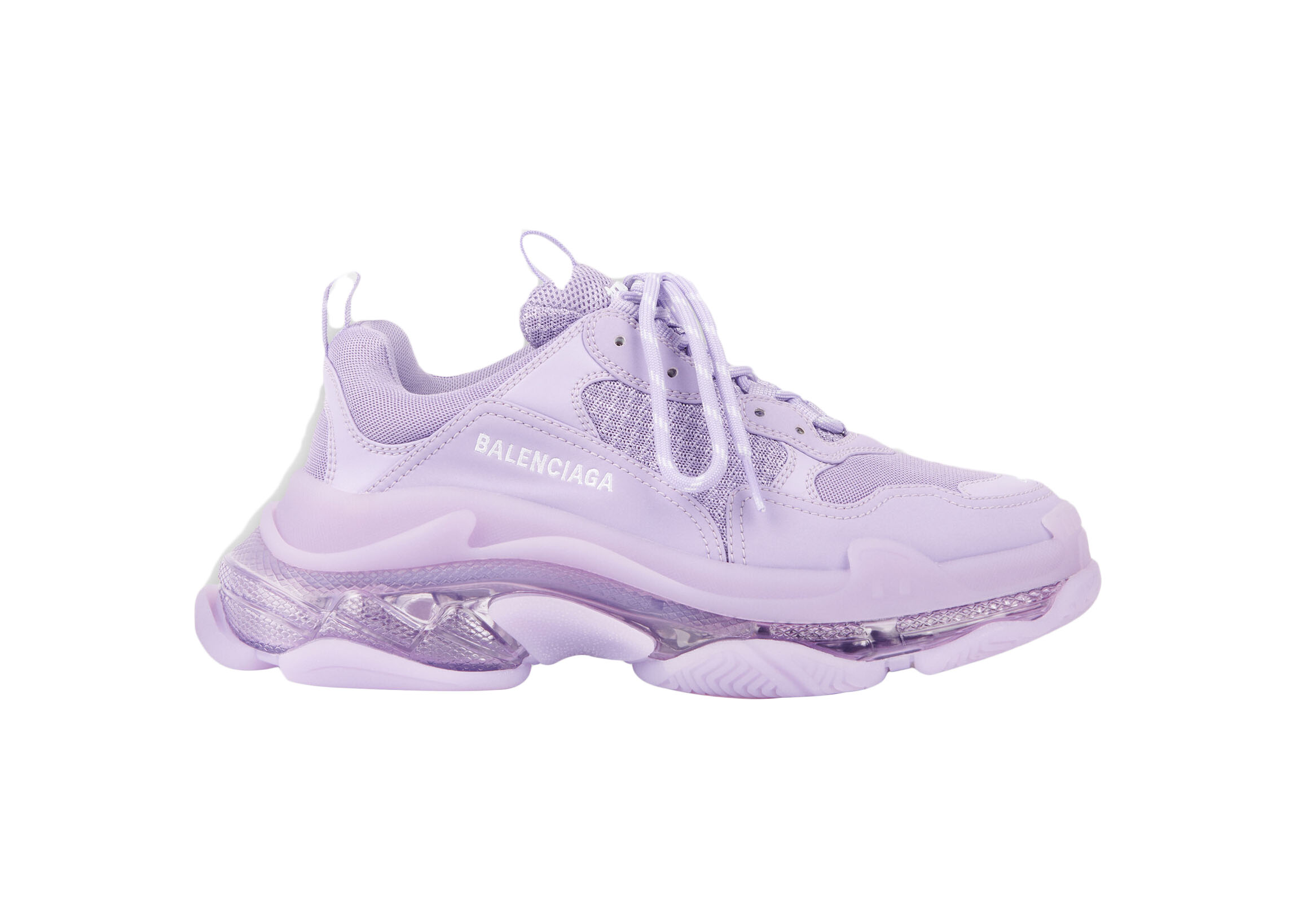 sneakers Balenciaga Triple S Clear Sole Purple (W)