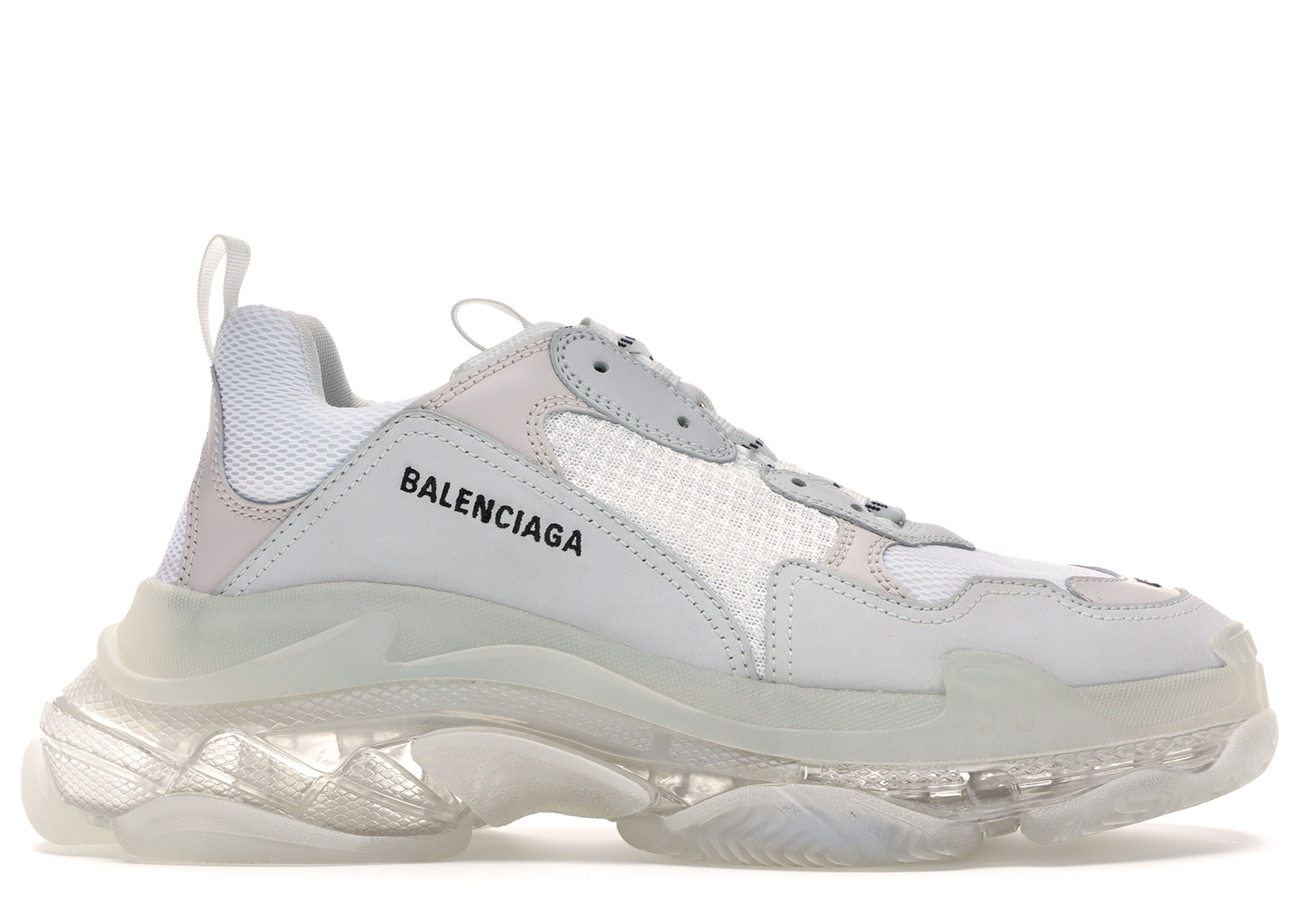 sneakers Balenciaga Triple S Clear Sole White