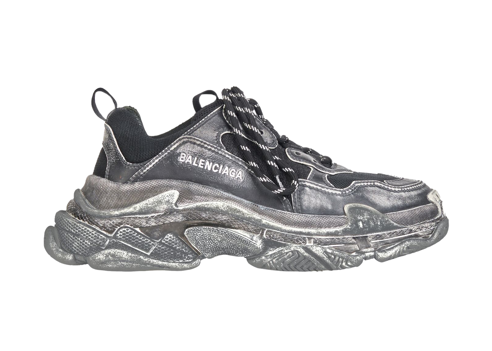 sneakers Balenciaga Triple S Faded Black