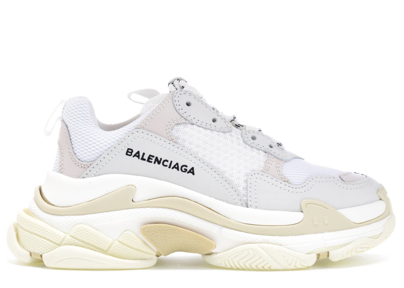 sneakers Balenciaga Triple S White (W) (2018 Reissue)